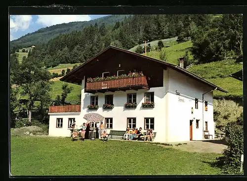 AK St. Jakob /Ahrntal, Ferienheim Schmöll mit Gästen