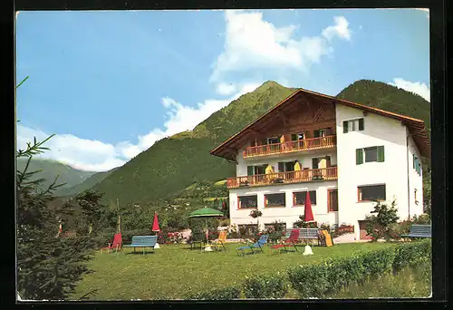 AK Dorf Tirol bei Meran, Pension Restaurant Haselried