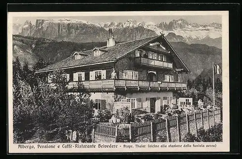 AK S. Genesio, Albergo e Caffè-Ristorante Belvedere