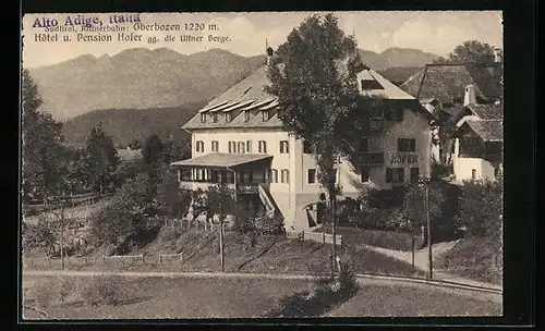 AK Oberbozen, Hotel und Pension Hofer