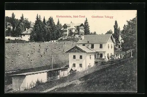 AK Klobenstein, Ansicht vom Gasthaus Talegg