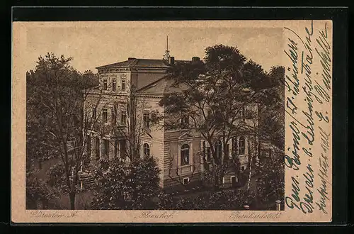 AK Dresden-A., Villa Ilsenhof, Bernhardstrasse 13