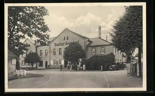 AK Arnsdorf /Sa., Gasthof Arnsdorf
