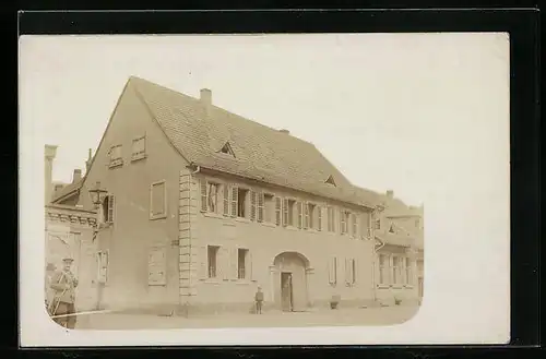 Foto-AK Oggersheim, Schillers Wohnung auf seiner Flucht