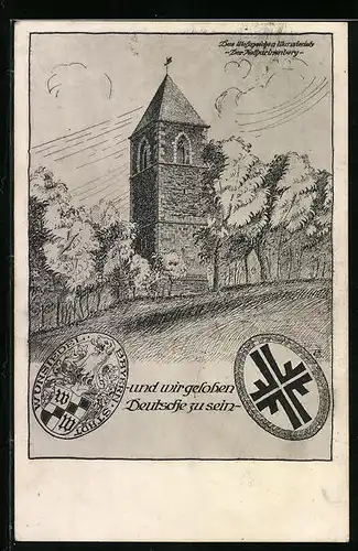 Künstler-AK Wunsiedel /Fichtelgebirge, 4. Reichsjugendtreffen der Deutschen Turnerschaft 1929