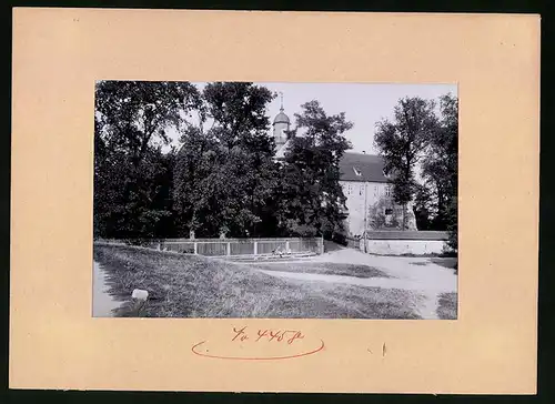 Fotografie Brück & Sohn Meissen, Ansicht Mühlberg, Partie am Schloss