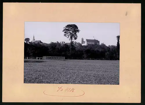 Fotografie Brück & Sohn Meissen, Ansicht Strehla, Blick zum Schloss