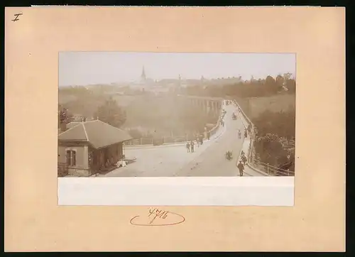 Fotografie Brück & Sohn Meissen, Ansicht Luxemburg, Entree de la Ville