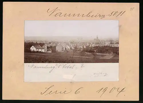 Fotografie Brück & Sohn Meissen, Ansicht Naumburg, Panorama der Stadt