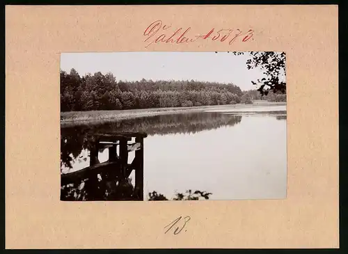 Fotografie Brück & Sohn Meissen, Ansicht Schmannewitz, Blick über den Pumpenteich