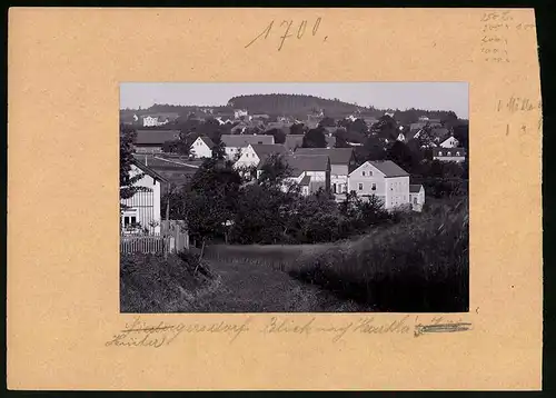 Fotografie Brück & Sohn Meissen, Ansicht Hintergersdorf, Blick auf den Ort und nach Hartha