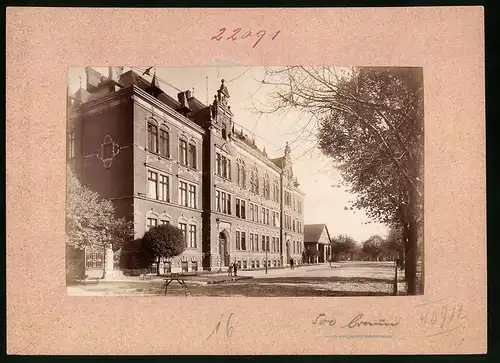 Fotografie Brück & Sohn Meissen, Ansicht Naumburg a. Saale, Partie an der Mädchenschule