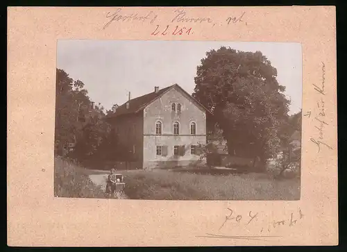 Fotografie Brück & Sohn Meissen, Ansicht Meissen i. Sa., Partie am Gasthof zur Knorre