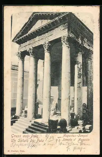 AK Pola, Augustus-Tempel