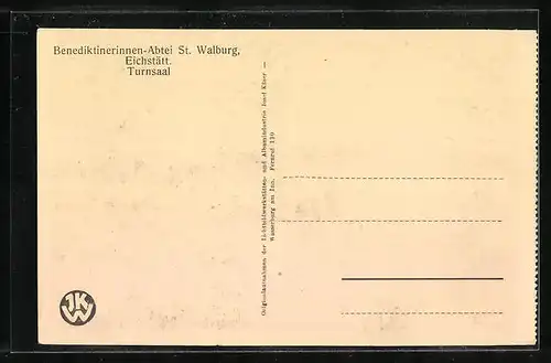 AK Eichstätt, Benediktinerinnen-Abtei St. Walburg, Turnsaal