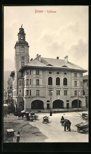 AK Bozen, Ansicht des Rathauses