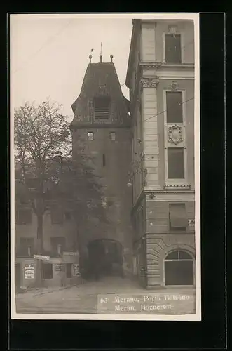 AK Meran, Blick zum Boznertor