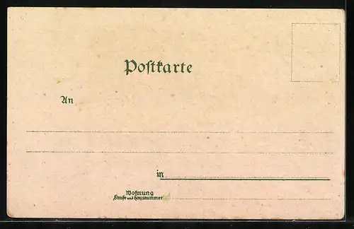 Künstler-AK Gossensass /Brennerbahn, Teilansicht