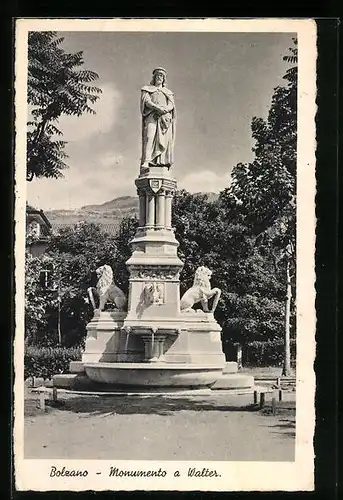 AK Bolzano, Monumento a Walter