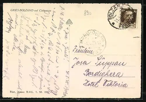 AK Bolzano-Gries, Città col Catinaccio