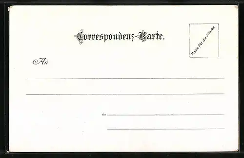 Lithographie Bozen, Totalansicht mit Landschaftspanorama