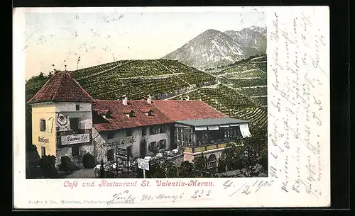 AK St. Valentin b. Meran, Cafe und Restaurant Valentiner Hof