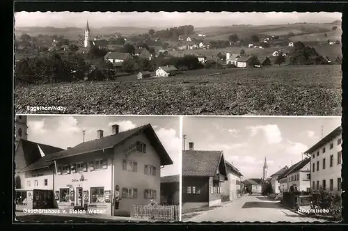 AK Egglham /Ndby., Geschäftshaus v. Stefan Weber mit Hauptstrasse