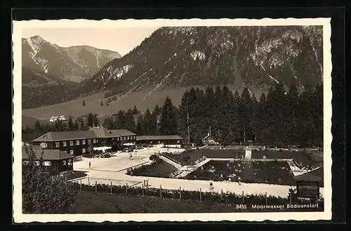 AK Oberstdorf i. bayr. Allgäu, Moorwasser-Badeanstalt des Verkehrs- und Kur-Vereins