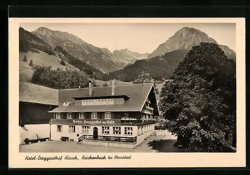 AK Reichenbach b. Oberstdorf, Hotel-Berggasthof Hirsch