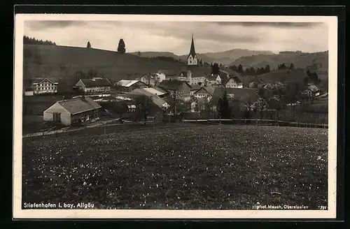 AK Stiefenhofen i. bay. Allgäu, Ort und Umgebung