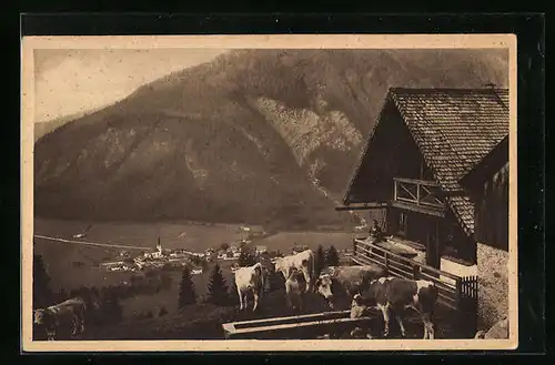 AK Bayrischzell, Gasthaus Zeller Niederalm