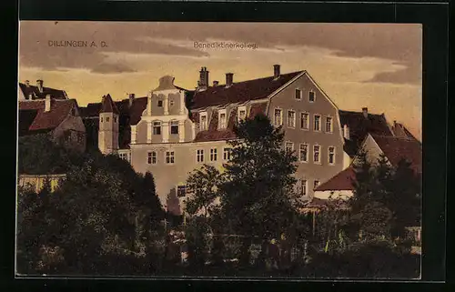 AK Dillingen a. D., Benediktinerkolleg mit Garten