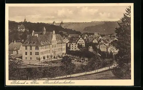 AK Biberach a. Riss, Teilansicht mit Bezirkskrankenhaus