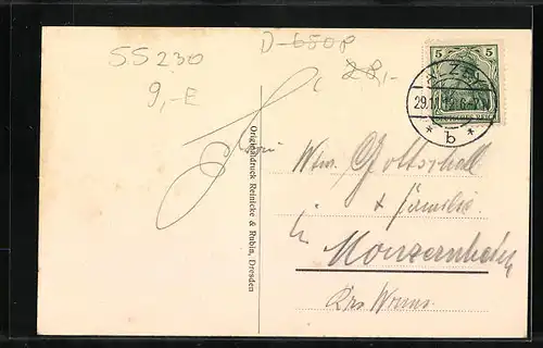 AK Alzey, Blick auf das Schloss