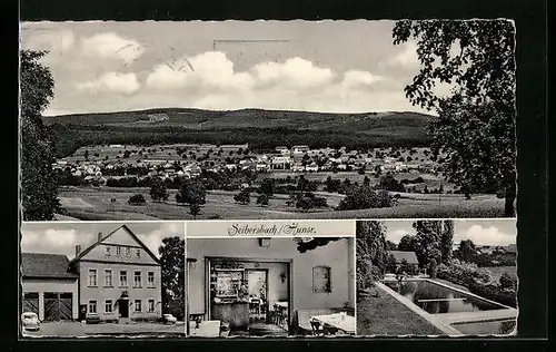 AK Seibersbach /Hunsr., Gesamtansicht, Gasthaus und Pension zur Linde