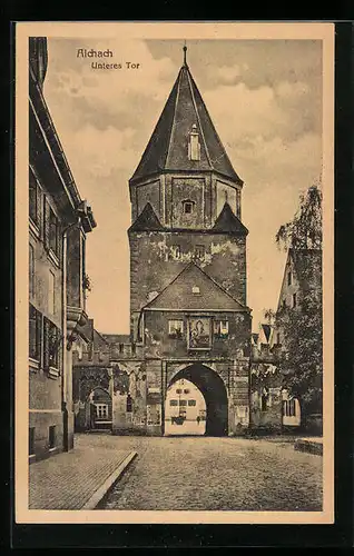 AK Aichach /Obb., Unteres Tor