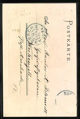 Künstler-AK Nürnberg, Eppeleins Sprung, Im Gefängnis