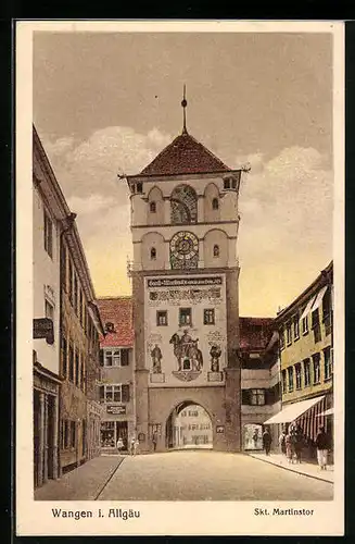 AK Wangen /Allg., Sankt Martinstor