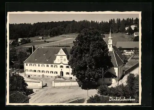 AK Dinkelscherben, Spital aus der Vogelschau