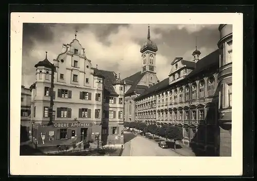 AK Dillingen, Strassenpartie mit Obere Apotheke