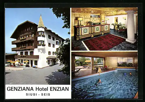 AK Seis am Schlern, Genziana Hotel Enzian mit Hallenbad