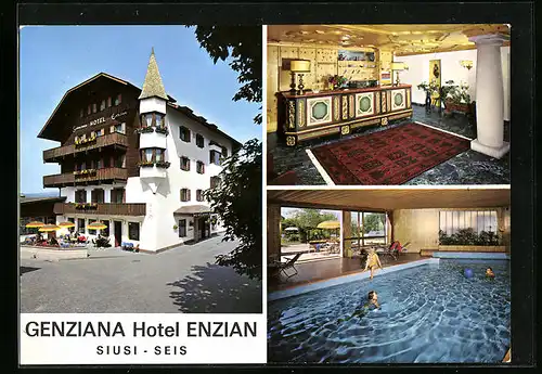 AK Seis am Schlern, Genziana Hotel Enzian mit Hallenbad