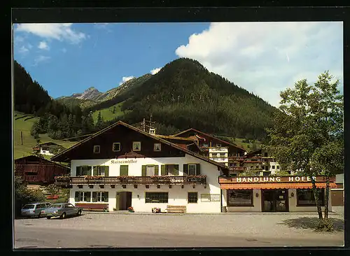 AK Steinhaus /Ahrntal, Gästehaus Kaisermüller mit Handlung Hofer