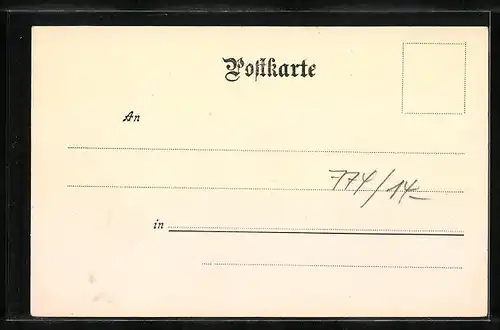 AK Triberg, Partie beim Bahnhof mit Gutachtal