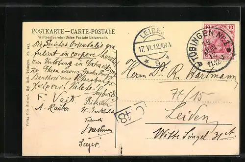 AK Tübingen, Gartenstrasse und Oesterberg