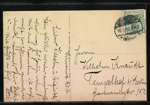 AK Schwerin i. M., Stadtansicht mit dem Schloss, Dampfer