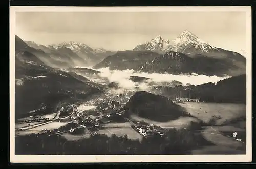 AK Berchtesgaden, Ansicht von der Marxenhöhe