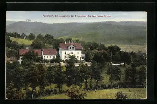 AK Kandern, Erholungsheim der Schwestern des bad. Frauenvereins