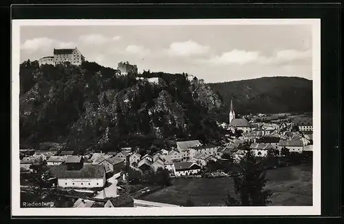 AK Riedenburg, Totalansicht mit Kirche