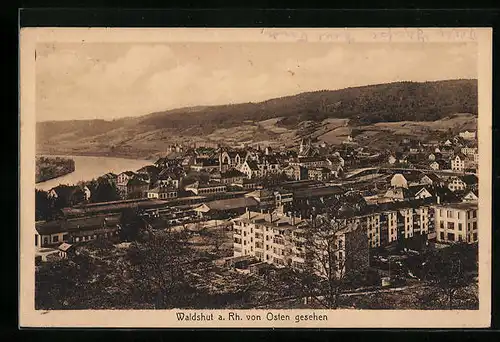 AK Waldshut a. Rh., Teilansicht von Osten gesehen
